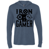 Iron Gamer Triblend Long Sleeve Hoodie Tee