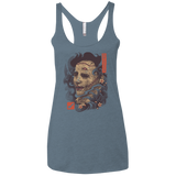 Oni Leather Mask Women's Triblend Racerback Tank