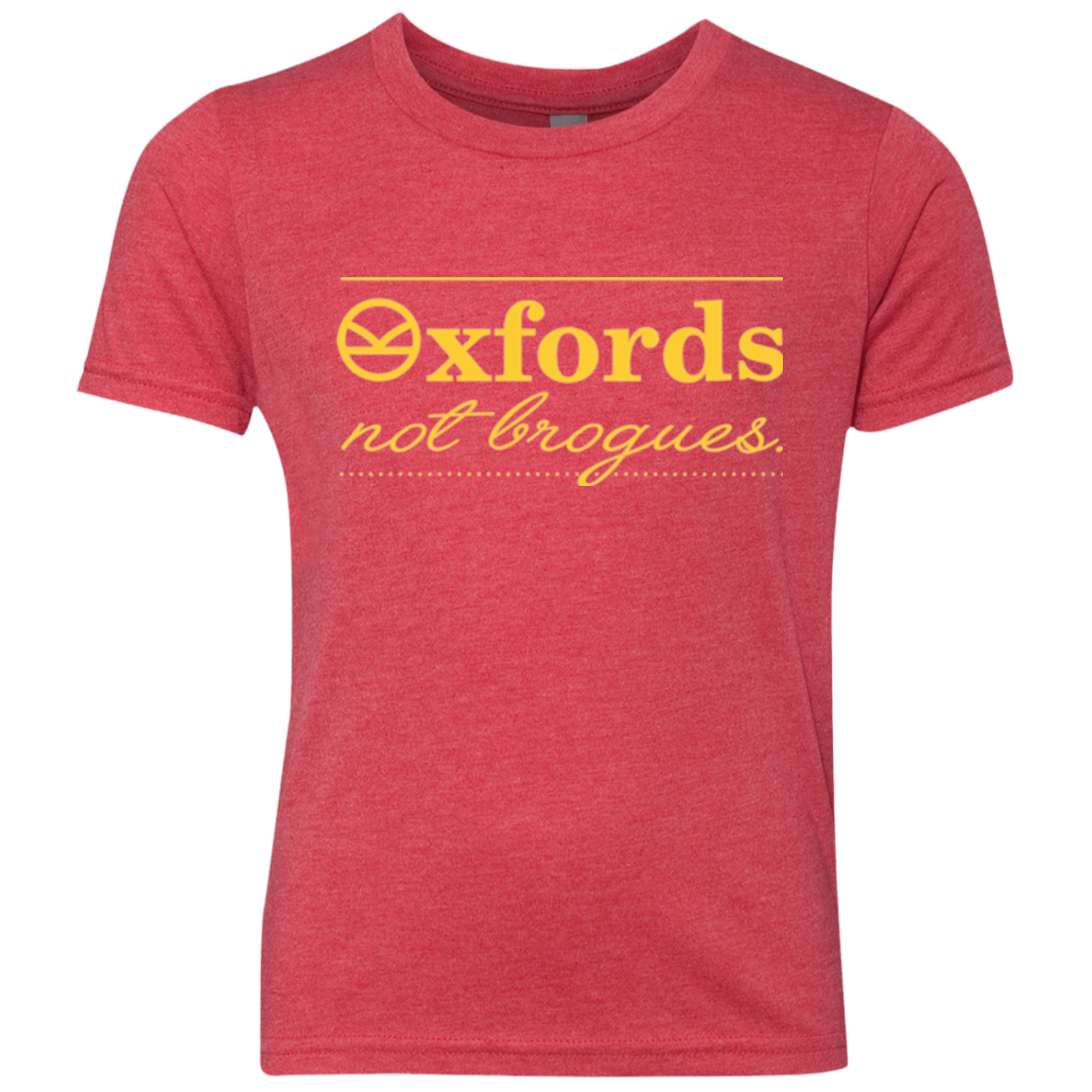 Oxfords Not Brogues Youth Triblend T-Shirt