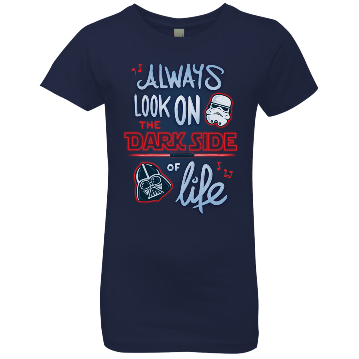 Dark Side of Life Girls Premium T-Shirt