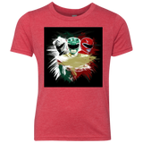 White Green Red Youth Triblend T-Shirt