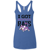 Rats on rats on rats Women's Triblend Racerback Tank