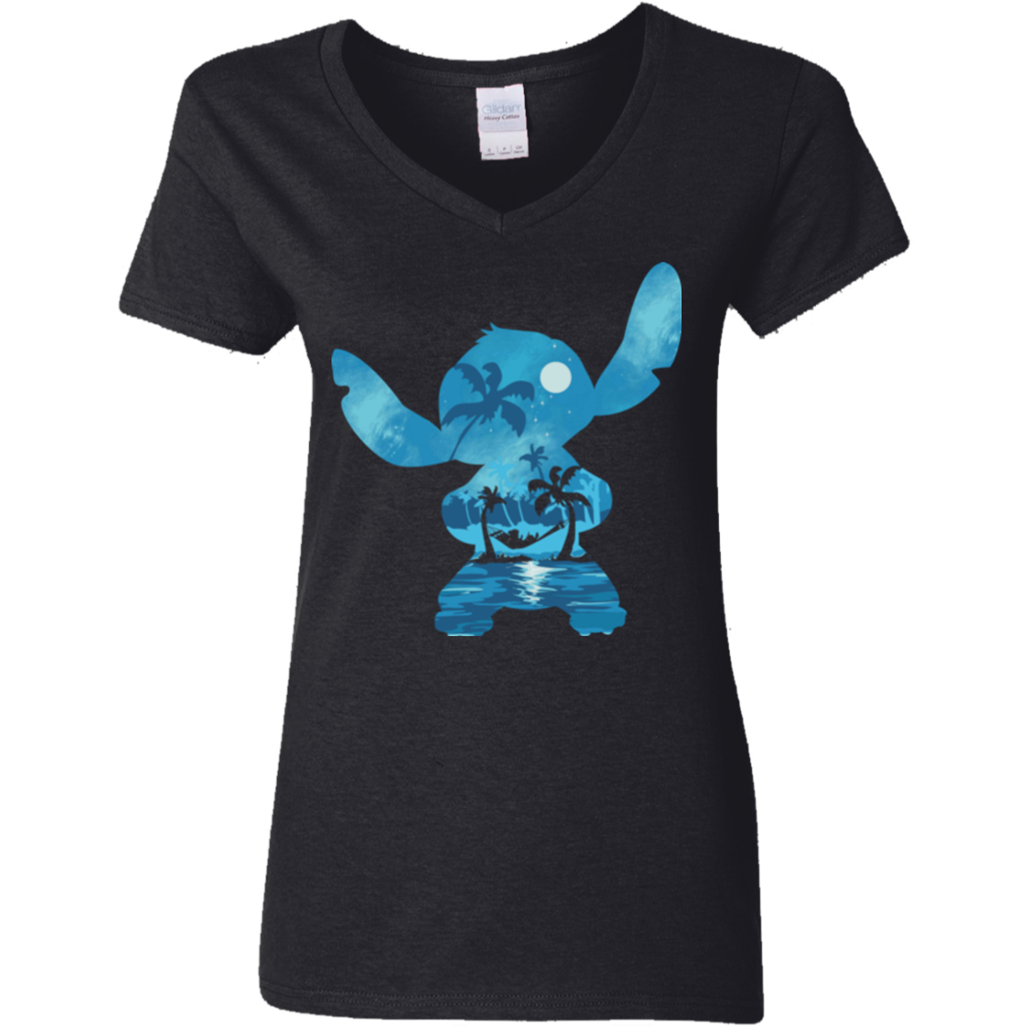 Ohana Portrait Women's V-Neck T-Shirt