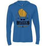 Bravos Barbers Triblend Long Sleeve Hoodie Tee