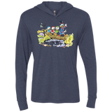 Duck Tails Triblend Long Sleeve Hoodie Tee