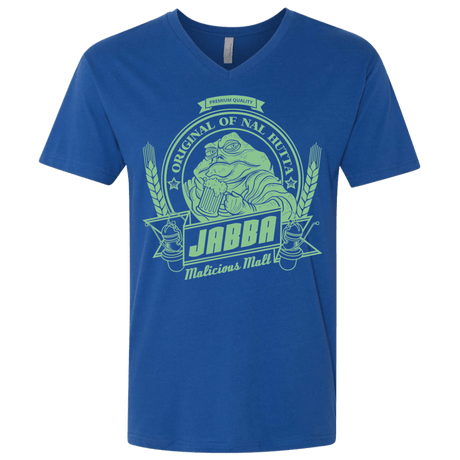 T-Shirts Royal / X-Small Jabba Malt Men's Premium V-Neck