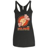 Vote Bacon In 2018 Women's Triblend Racerback Tank