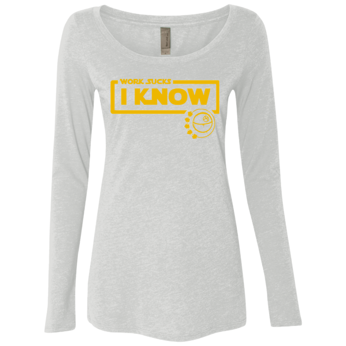 Work Sucks Women's Triblend Long Sleeve Shirt