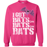 Bats on Bats on Bats Crewneck Sweatshirt