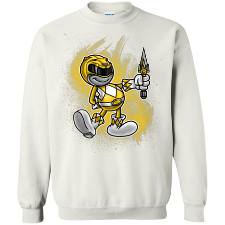 Yellow Ranger Artwork Crewneck Sweatshirt