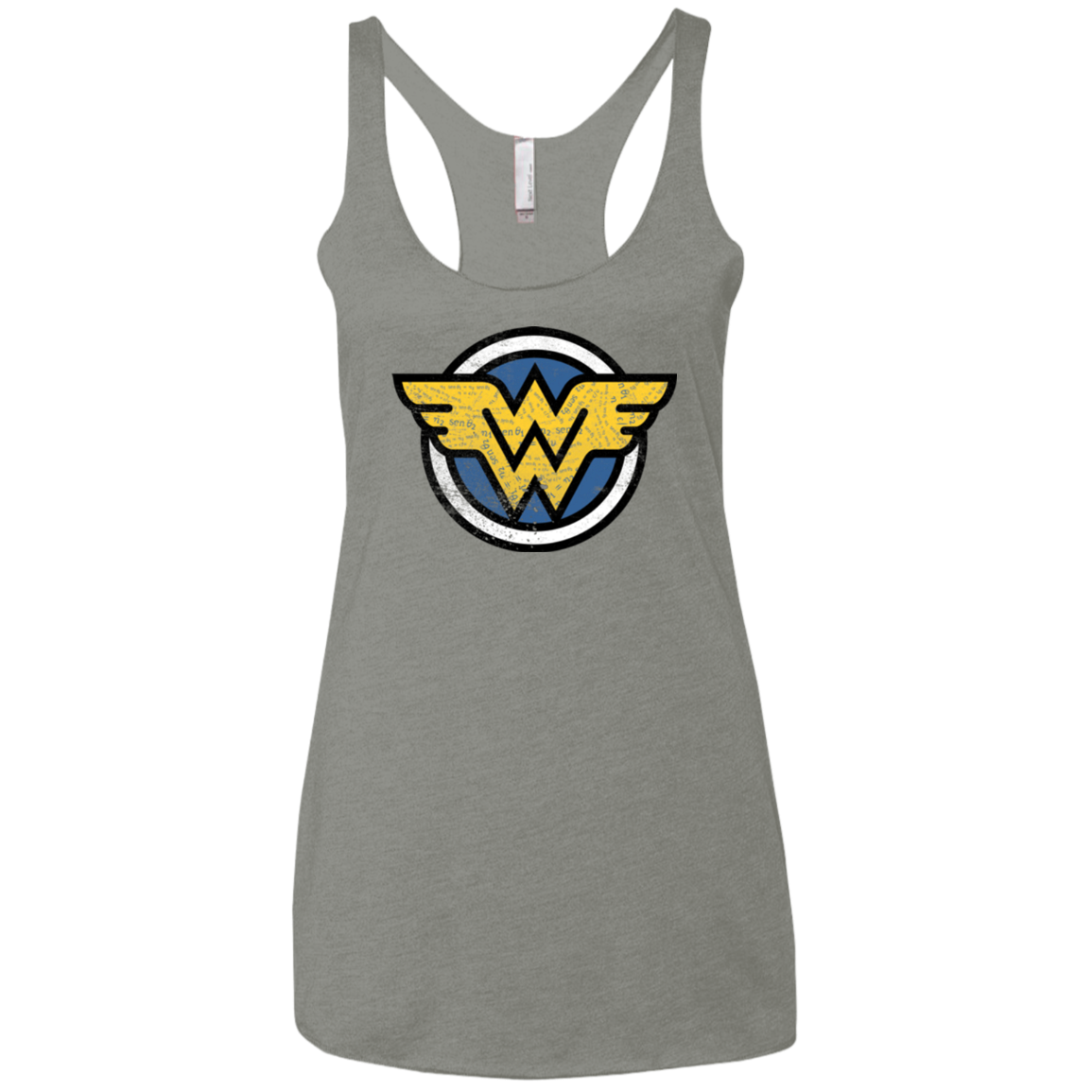 WONDER WOMAN Women's Triblend Racerback Tank