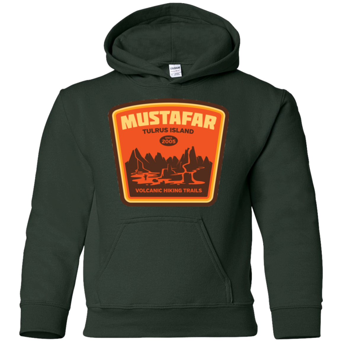 Volcanic Hiking Trails Youth Hoodie