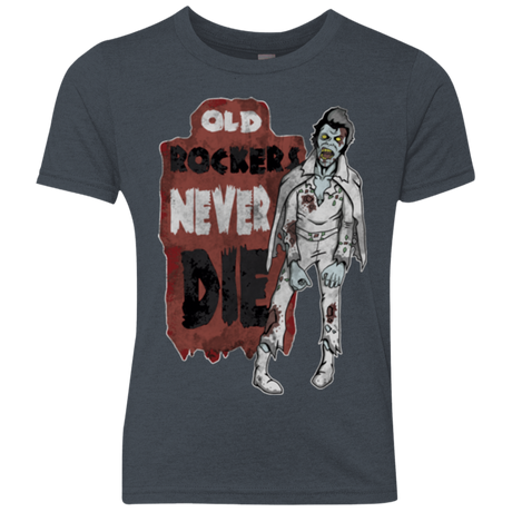 Old Rockers Never Die Youth Triblend T-Shirt