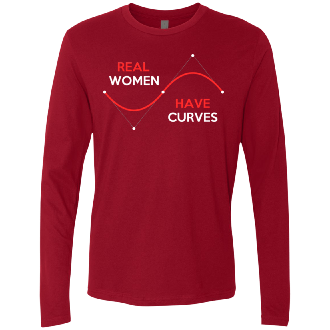 Real Women Men's Premium Long Sleeve