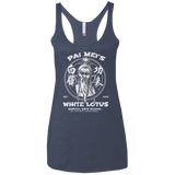White Lotus Women's Triblend Racerback Tank