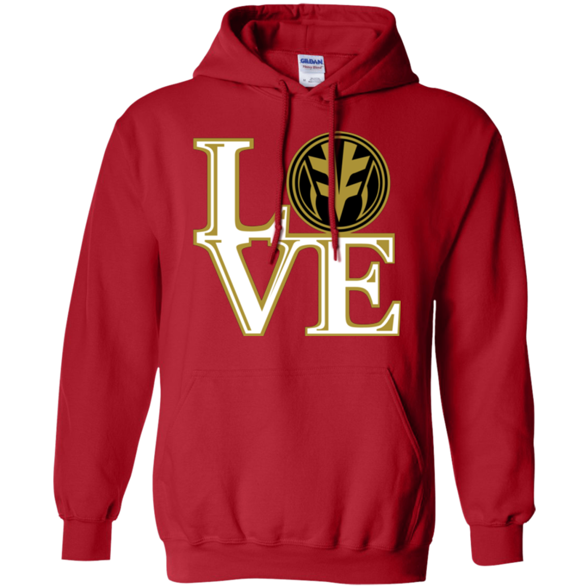 White Ranger LOVE Pullover Hoodie