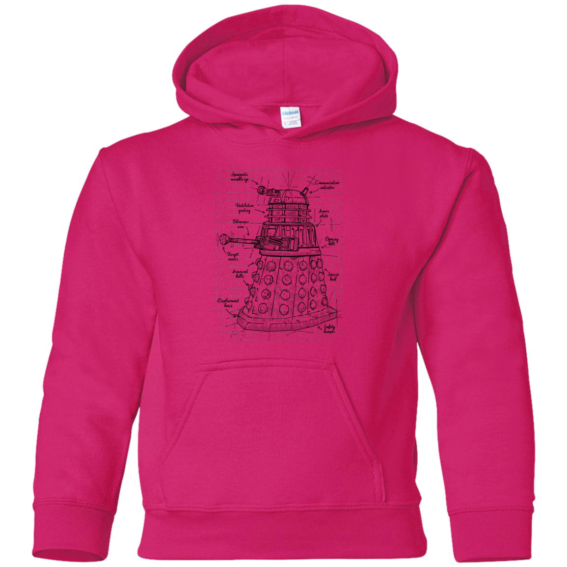 Dalek Plan Youth Hoodie