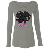 MY LITTLE DRAGON Women's Triblend Long Sleeve Shirt