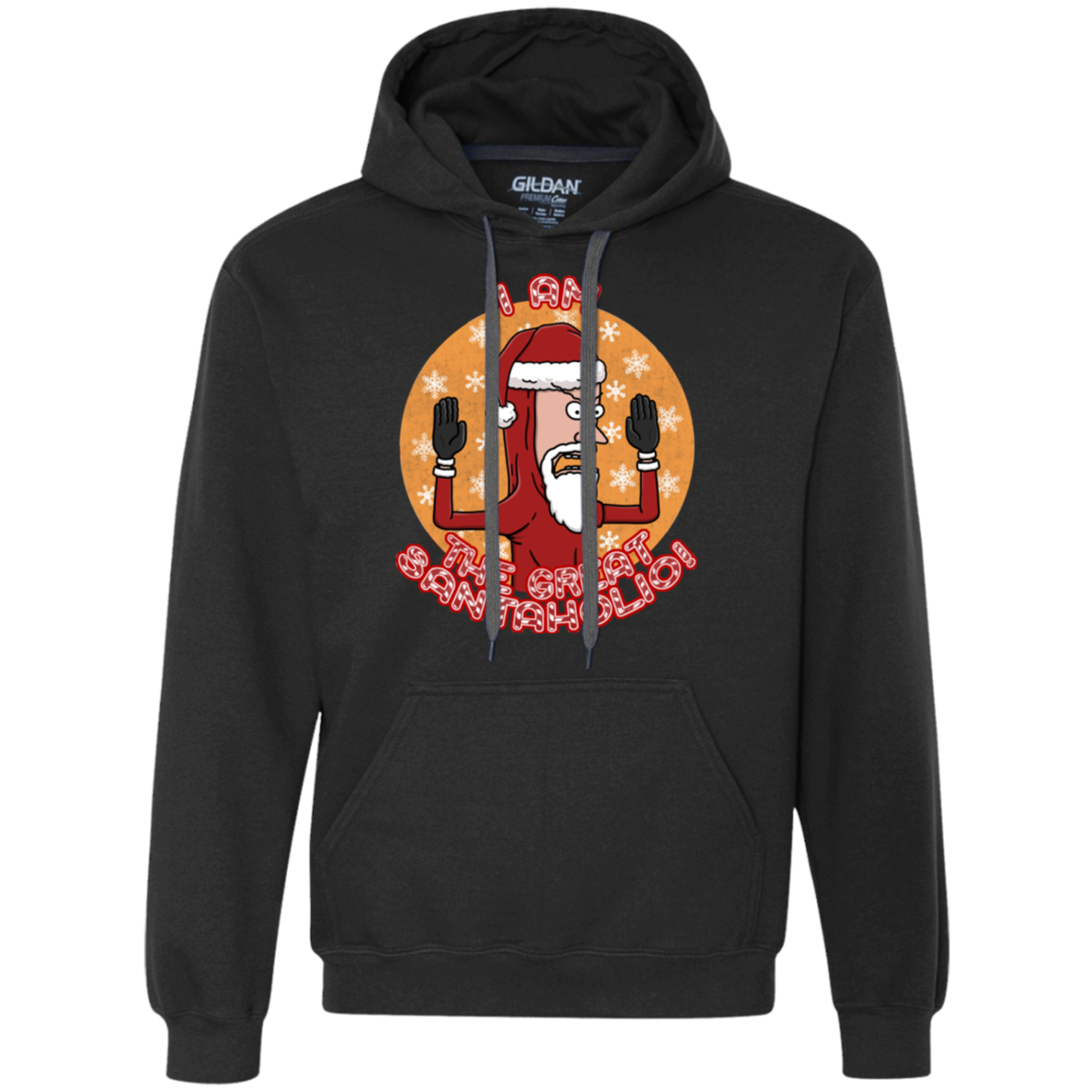 The Great Santaholio Premium Fleece Hoodie