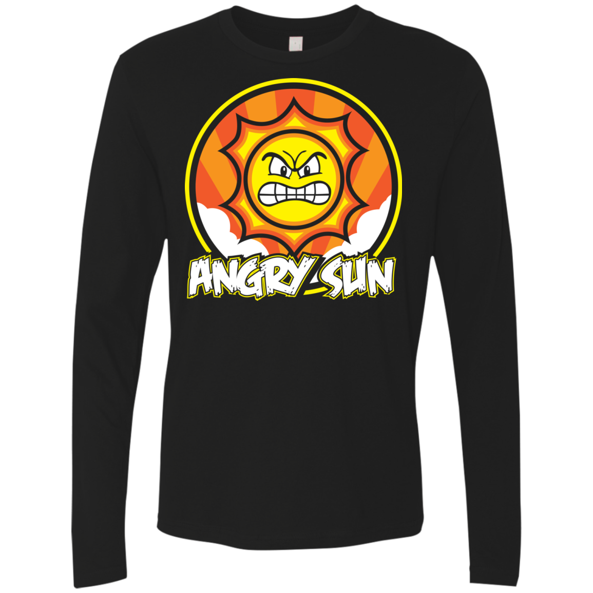Angry Sun Men's Premium Long Sleeve