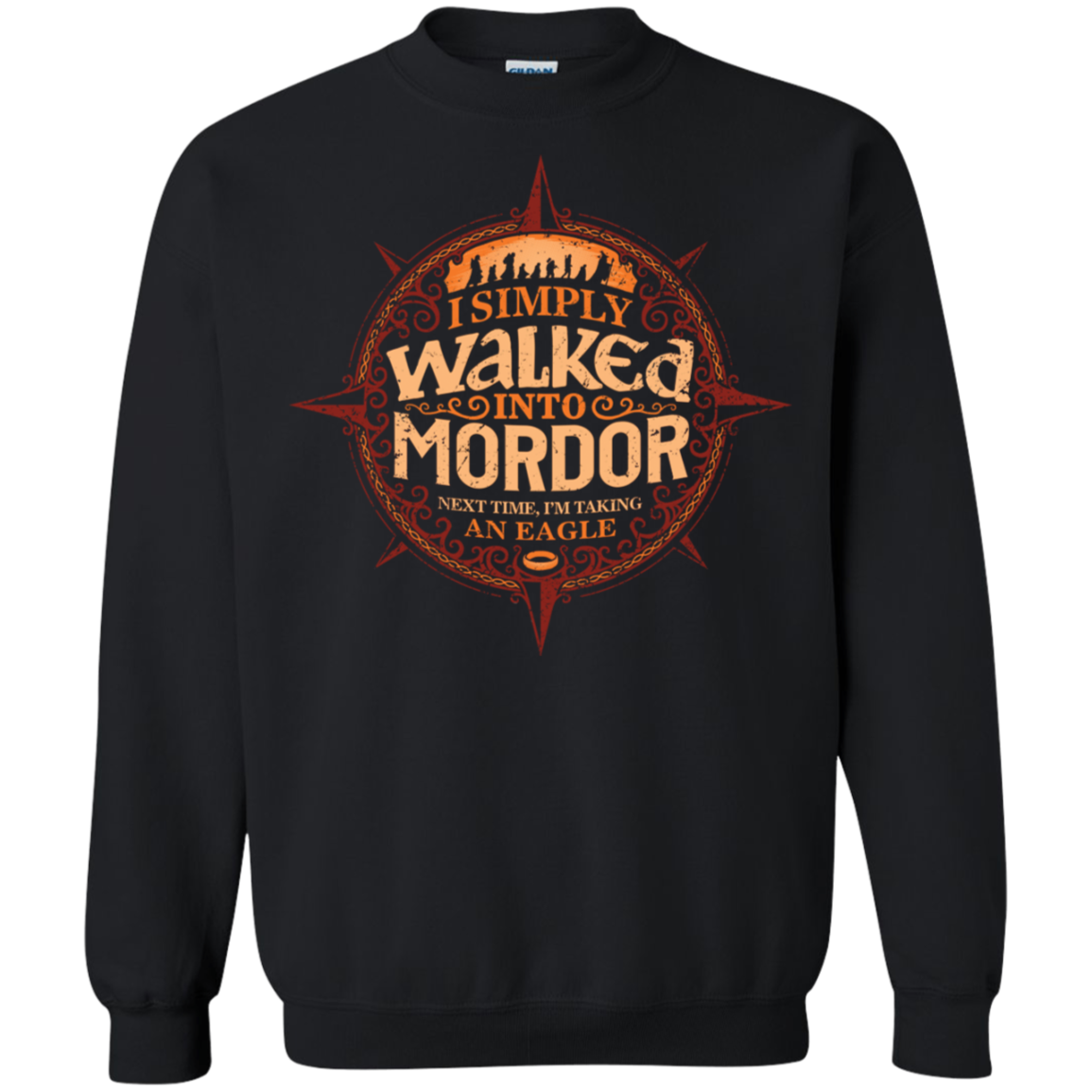 Walked Mordor Crewneck Sweatshirt