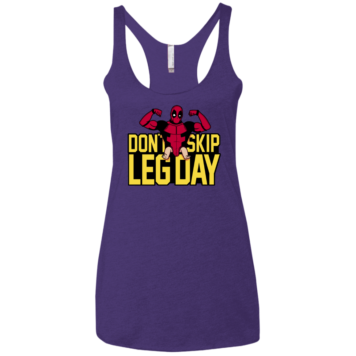 Dont Skip Leg Day Women's Triblend Racerback Tank