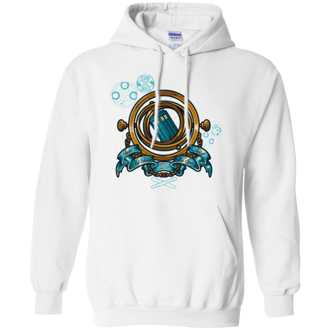 TURN THE TIME TWIST THE SPACE Pullover Hoodie
