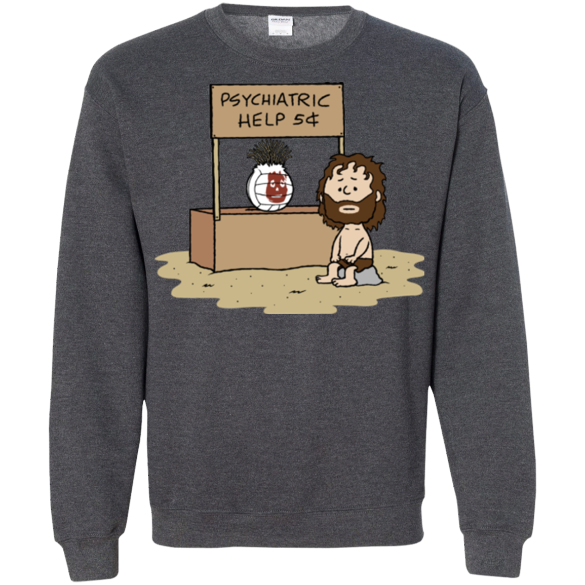 Volleyball Help Crewneck Sweatshirt