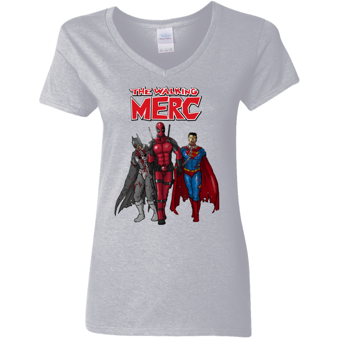 The Walking Merc Women's V-Neck T-Shirt