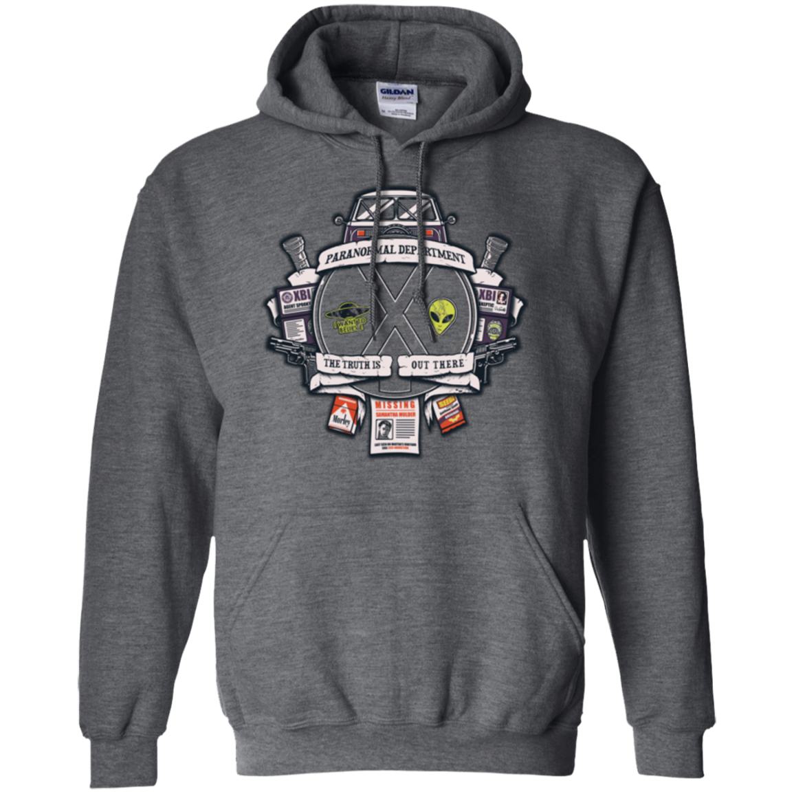 Paranormal files Crest Pullover Hoodie