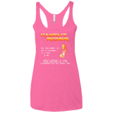 Be a legend Women's Triblend Racerback Tank
