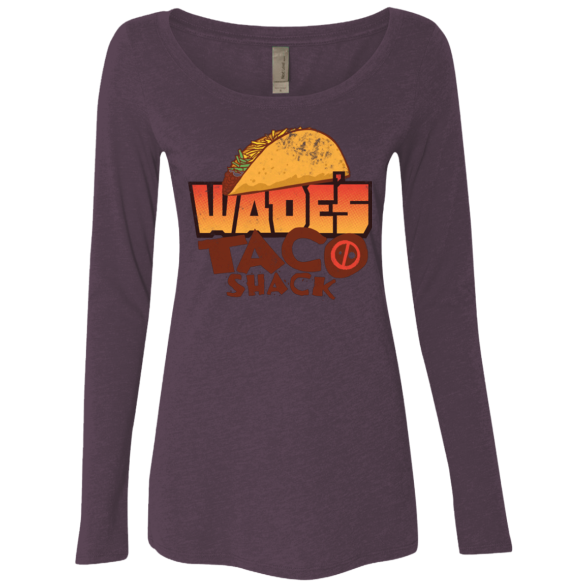 Wade Tacos Women's Triblend Long Sleeve Shirt