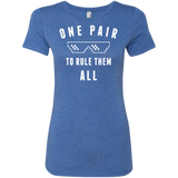 One pair Women's Triblend T-Shirt