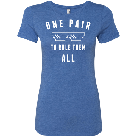 One pair Women's Triblend T-Shirt