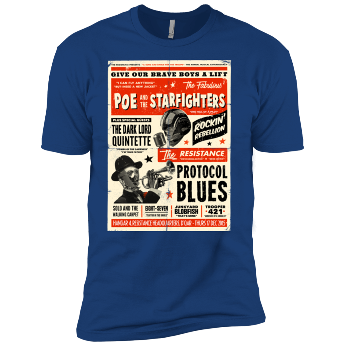 Poe and The Starfighters Boys Premium T-Shirt