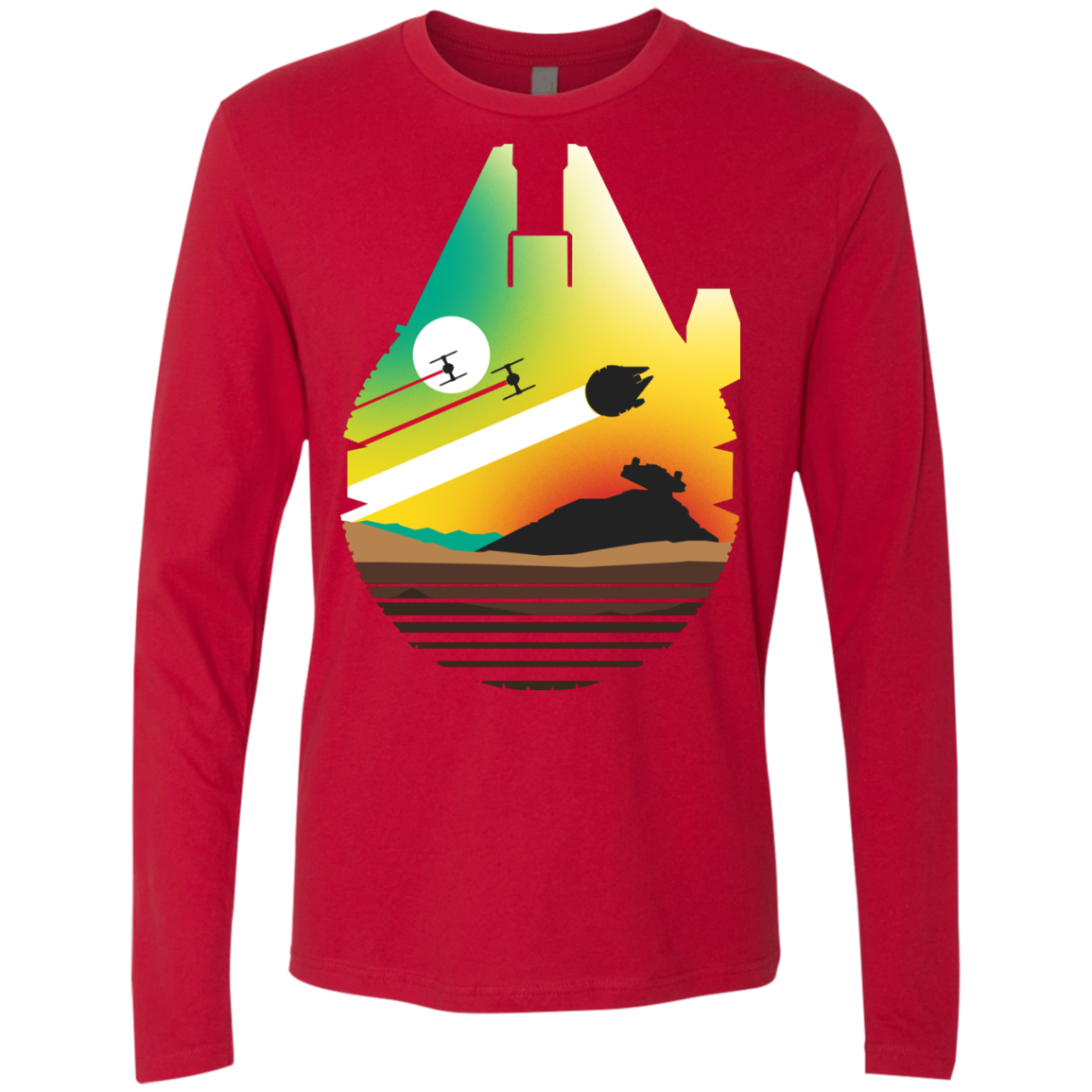 Escape from Desert Planet Men's Premium Long Sleeve