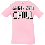 Anime and chill Infant Premium T-Shirt