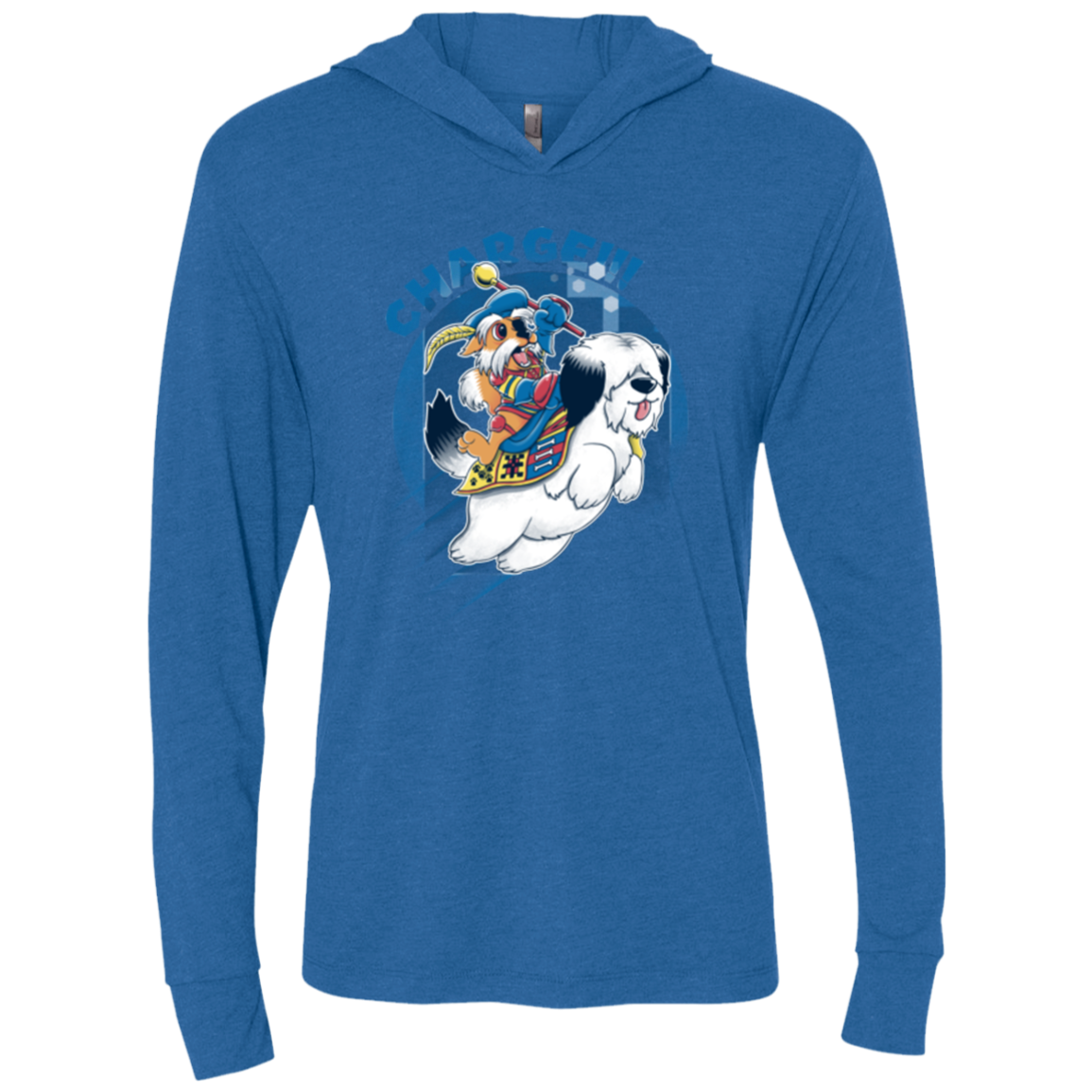 Charge Triblend Long Sleeve Hoodie Tee