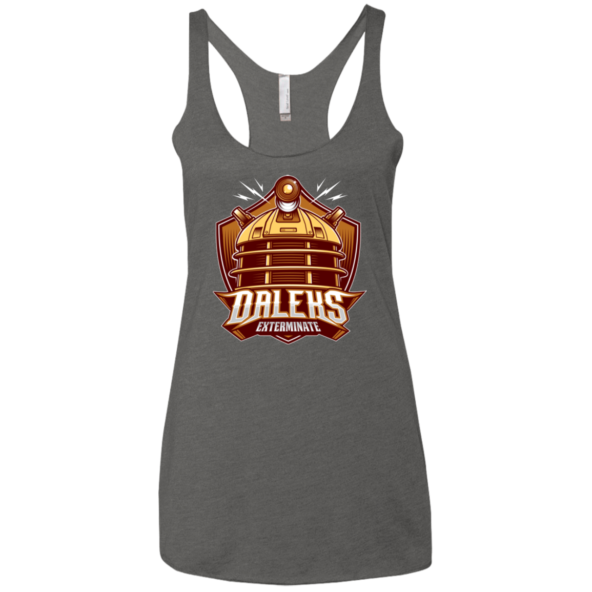 Dr. Who Daleks Women's Triblend Racerback Tank