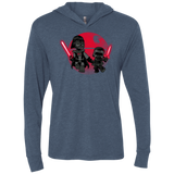 Darth Grandpa Triblend Long Sleeve Hoodie Tee