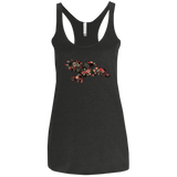 Flowerfly Women's Triblend Racerback Tank