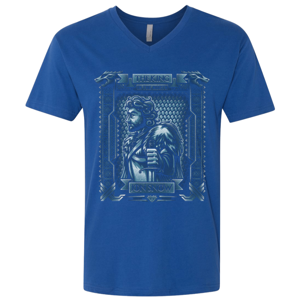 Jon Snow King in the North Men's Premium V-Neck