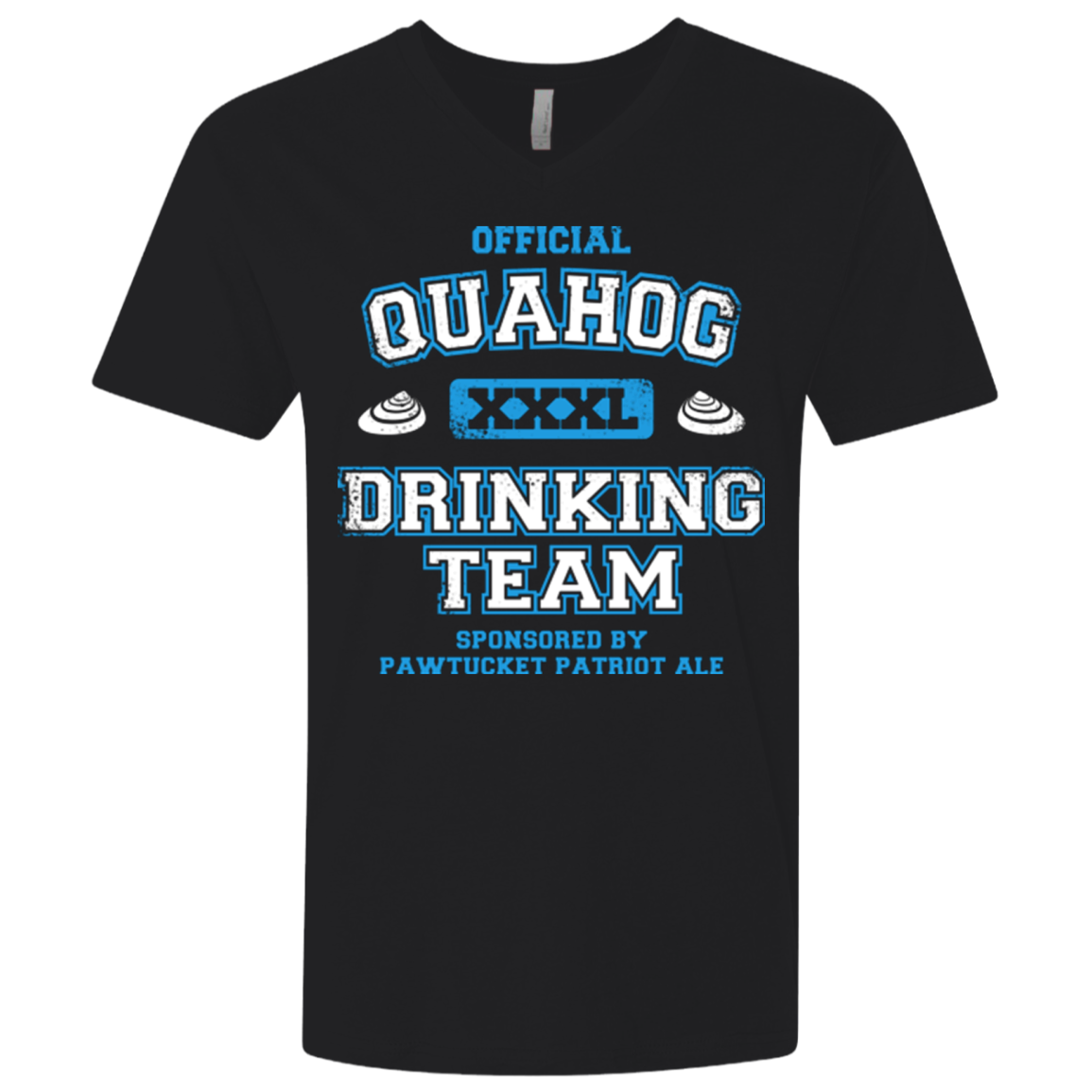 Quahog Drinking Team Men's Premium V-Neck