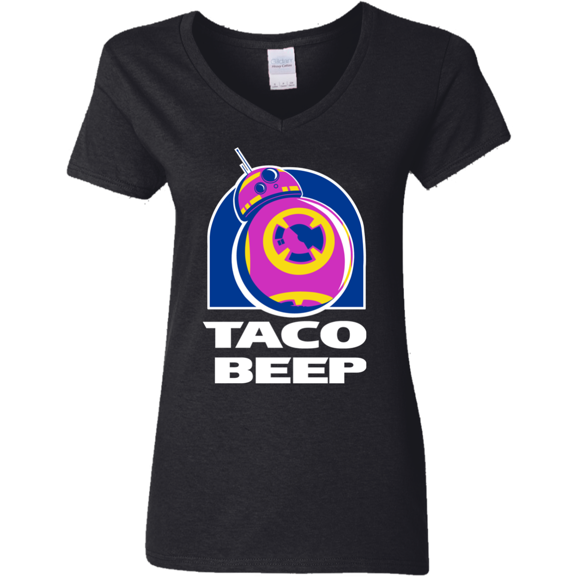 Taco Beep Women's V-Neck T-Shirt