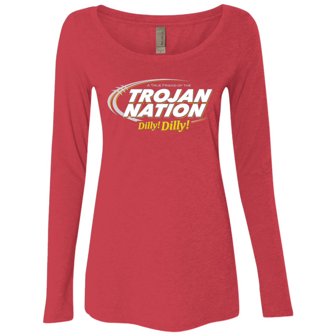 USC Dilly Dilly Women's Triblend Long Sleeve Shirt
