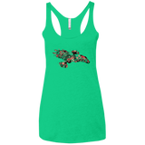 Flowerfly Women's Triblend Racerback Tank