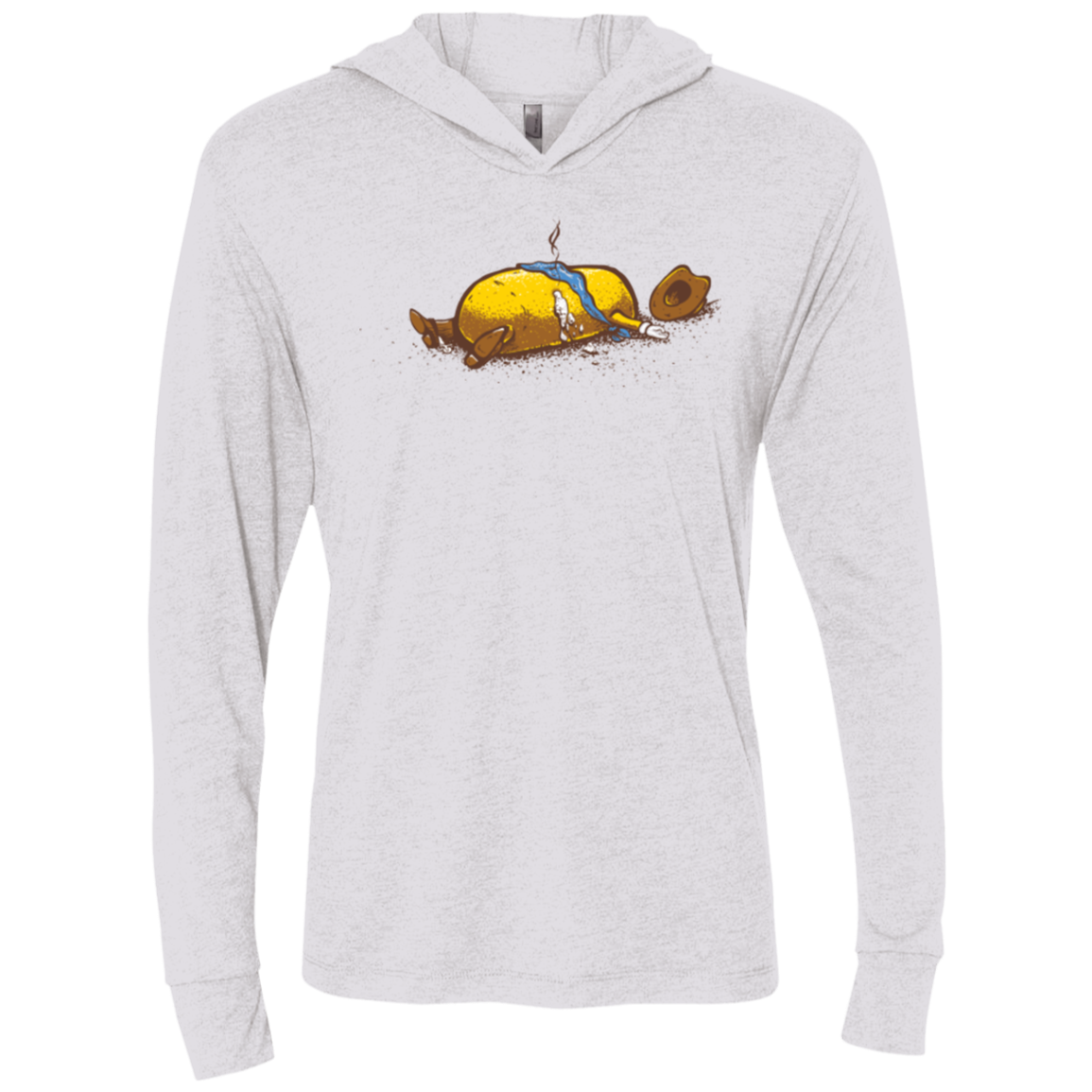 Fistfull Triblend Long Sleeve Hoodie Tee