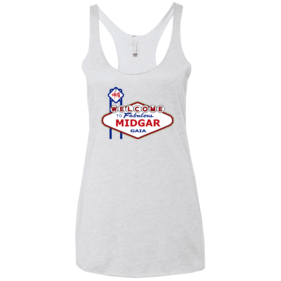 Viva Midgar Women's Triblend Racerback Tank