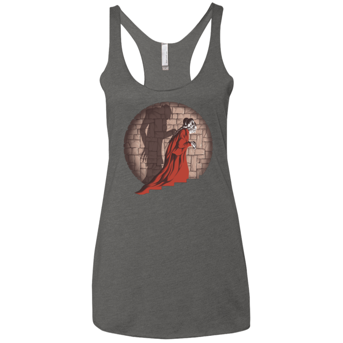 Shadow Mismatch Women's Triblend Racerback Tank