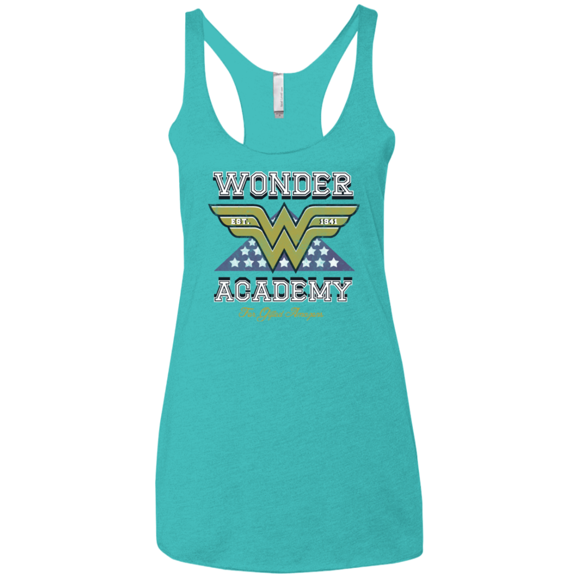 Wonder Academy Women's Triblend Racerback Tank